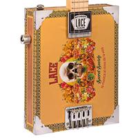 Lace Cigar Box Guitar Secret Society 4-string 4-snarige elektrische gitaar - thumbnail