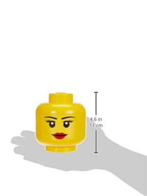 Room Copenhagen R.C. LEGO Storage Head 'Girl, mini opbergdoos