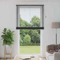 VidaXL Venetiaanse blind verstelbaar zilvergrijs 213 x 110 cm pvc - thumbnail