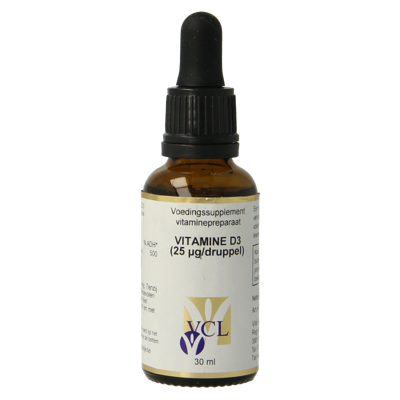 Vitamine D3 25mcg druppels 30 Milliliter Vitamine D3 25mcg druppels 30 Milliliter