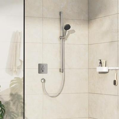 Hansgrohe DuoTurn Q kraan inbouw voor 1 functie, chroom Hansgrohe DuoTurn Q kraan inbouw voor 1 functie, chroom
