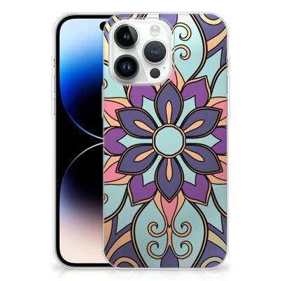 iPhone 14 Pro Max | TPU Case | Purple Flower iPhone 14 Pro Max | TPU Case | Purple Flower