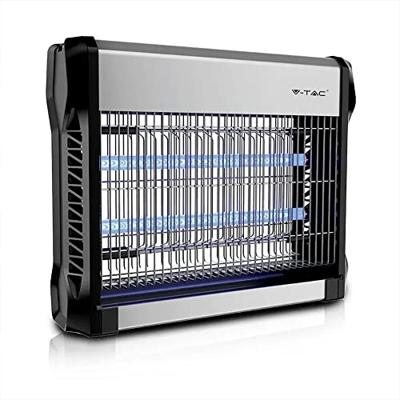 V-TAC VT-3216 Insectenvernietiger UV-lamp 16 W (Ø x h) 354 mm x 93.5 mm Aluminium, Zwart 1 stuk(s)