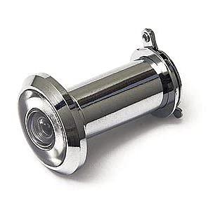 DX deurspion zichtveld 180° - Ø14 mm - deurdikte 35/60 mm - messing verchroomd - DRS180B DX deurspion zichtveld 180° - Ø14 mm - deurdikte 35/60 mm - messing verchroomd - DRS180B