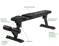 Tunturi FB80 Flat Bench - thumbnail