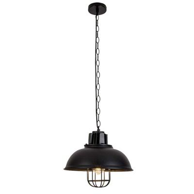 Homestyle Pro mk107-bb industriële hanglamp 33x26 cm zwart/metaal