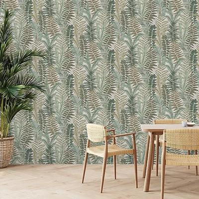 Livingwalls Famous Garden - Beige - Planten - 393474