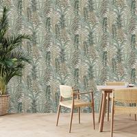 Livingwalls Famous Garden - Beige - Planten - 393474 - thumbnail