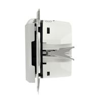 Schneider Electric EPH2770421D Wandcontactdoos met USB Asfora Wit (glanzend) 1 stuk(s) - thumbnail