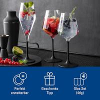 VILLEROY & BOCH - Manufacture Rock - Rode wijnglas 0,47l Set/4 - thumbnail