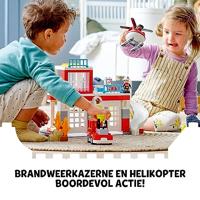 Lego Duplo 10970 Brandweerkazerne en Helikoper + Licht en Geluid - thumbnail