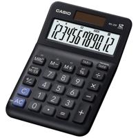 Casio MS-20F Bureaurekenmachine Zwart Aantal displayposities: 12 werkt op batterijen, werkt op zonne-energie (l x b x h) 149 x 101 x 148.5 mm - thumbnail