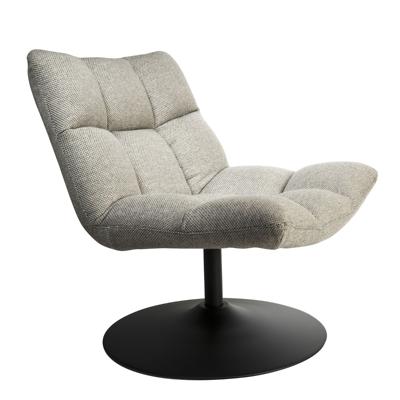 Dutchbone Fauteuil 'Bar' kleur Lichtgrijs Dutchbone Fauteuil 'Bar' kleur Lichtgrijs