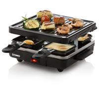 DOMO Just us DO9147G Gourmetstel Grillfunctie, Anti-aanbaklaag, Controlelampje, 4 pannen Zwart - thumbnail