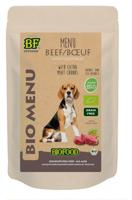 BF Petfood Biofood Organic Rund Bio Menu natvoer hond (zakjes 150 gram) 2 x (15 x 150 g) - thumbnail