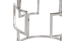 Set van 3 tafels Home ESPRIT Bruin Zilverkleurig Natuurlijk Staal Mangohout 49,5 x 49,5 x 62 cm - thumbnail