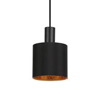 EGLO Zaragoza Hanglamp - E27 - 92,5 cm - Zwart|Goud - thumbnail