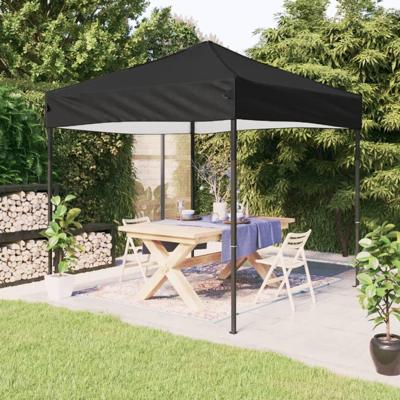 VidaXL Partytent inklapbaar 2x2 m zwart VidaXL Partytent inklapbaar 2x2 m zwart