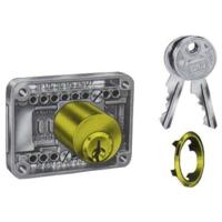 JuNie meubelslot opleg - 2828-MN - met cilinder - thumbnail