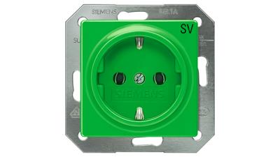 Siemens 5UB1910 Wandcontactdoos met randaarde Delta Groen Schakelmateriaal 1 stuk(s)