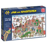 Jan van Haasteren - Huis van de Kerstman Puzzel 5000 stukjes - thumbnail