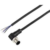 TRU COMPONENTS TC-12833144 Sensor/actuator aansluitkabel M12 Aantal polen (sensoren): 5 Stekker, haaks 10 m 1 stuk(s) - thumbnail