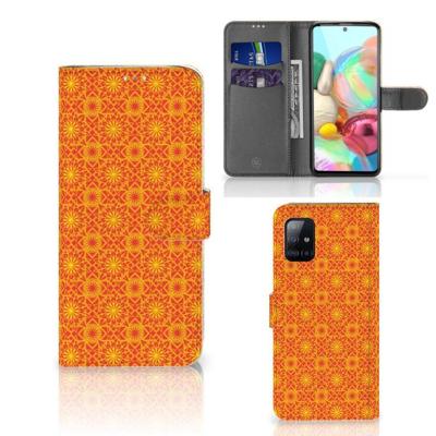 Samsung Galaxy A71 | Telefoon Hoesje | Batik Oranje Samsung Galaxy A71 | Telefoon Hoesje | Batik Oranje