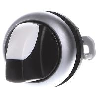 Eaton 279431 M22-WRK4 Keuzetoets Kunststof frontring Knevel Zwart 1 stuk(s) - thumbnail