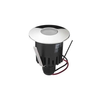 SG Luna LED grondspot 1W 3000K dimbaar chroom IP67 waterdicht SG Luna LED grondspot 1W 3000K dimbaar chroom IP67 waterdicht