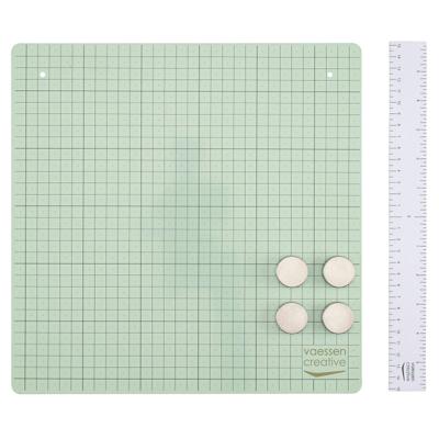 Vaessen Creative • magnetische werkmat 30,5x30,5cm mint