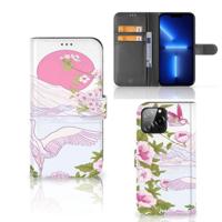 iPhone 13 Pro Max | Telefoonhoesje | Met pasjeshouder | Bird Standing - thumbnail