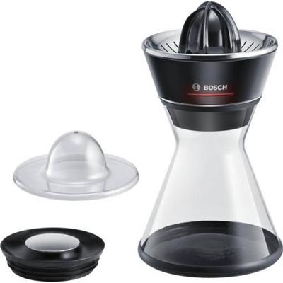 Bosch MCP72GPB citruspers Kunststof, Roestvrijstaal Zwart, Transparant