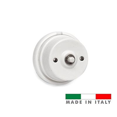 Schakelaar EDM 43753 vintage Wit Porselein