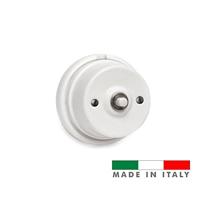 Schakelaar EDM 43753 vintage Wit Porselein - thumbnail