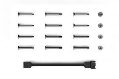 Alphacool Apex Stealth Metall PC-ventilator Chroom (b x h x d) 120 x 120 x 25 mm