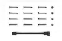 Alphacool Apex Stealth Metall PC-ventilator Chroom (b x h x d) 120 x 120 x 25 mm - thumbnail