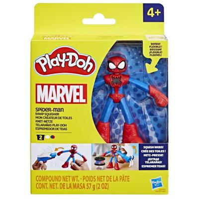 Play-Doh Spider-Man, My Web Creator doos met flexibel figuur en boetseerklei, vanaf 4 jaar, Marvel