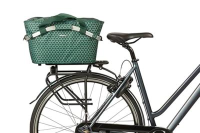 Basil Fietsmand flair carry all achtermand met mik bevestiging 38 x 21 x 27 cm - groen Basil Fietsmand flair carry all achtermand met mik bevestiging 38 x 21 x 27 cm - groen