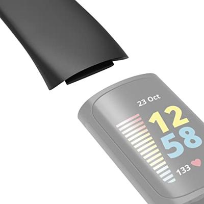 Hama Polsband Voor Fitbit Charge 5 Vervangend Horlogebandje Universeel Zw.