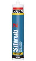 Soudal silirub 2 | siliconenkit | alu-grijs | 300 ml - 101270 - thumbnail