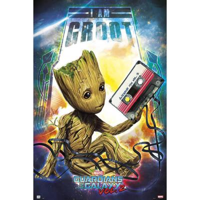Poster Marvel - Guardians of the Galaxy - Vol 2 Groot - 61x91,5cm