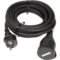 LogiLink LPS102 Outdoor Power Verlengkabel voor buiten (geaarde contact), 5 m, zwart - thumbnail