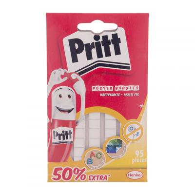 Pritt Poster Buddies kneedbare kleefpads 95 stuks Pritt Poster Buddies kneedbare kleefpads 95 stuks