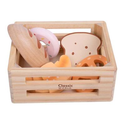 Classic World houten krat met brood