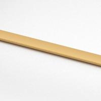 Schuifdeur 102,5x205 cm mat ESG-glas en aluminium goudkleurig - thumbnail