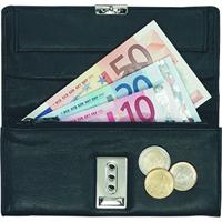 Alassio Kelner Portefeuille Nappa Leer Zwart - thumbnail