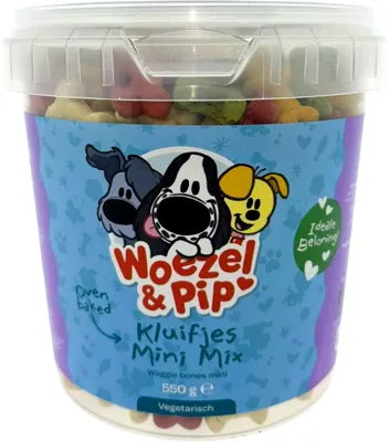 Hondensnack kluifje mini mix koek 550g
