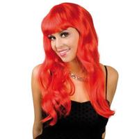Pruik chique rood - thumbnail