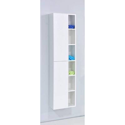 Best Design Huza Kolomkast 40X30X170 cm Glans-Wit Best Design Huza Kolomkast 40X30X170 cm Glans-Wit
