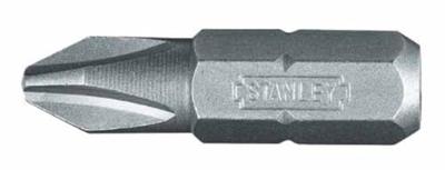 Stanley handgereedschap 1/4" Bits Phillips Nr2 | 3 stuks - 0-68-946